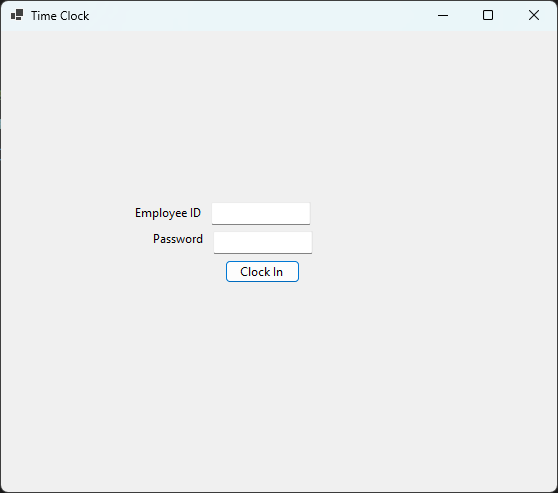 Time Punch Application